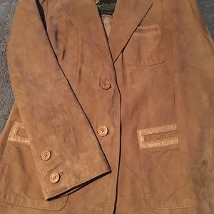 Genuine NWOT Vintage Brown Suede Jacket